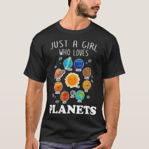 Camiseta Las Mujeres Sólo Una Chica Que Ama El Sistema Sola