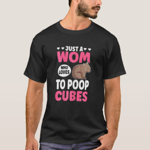Camiseta Las Mujeres Sólo Una Mujer A La Que Le Encanta Poo