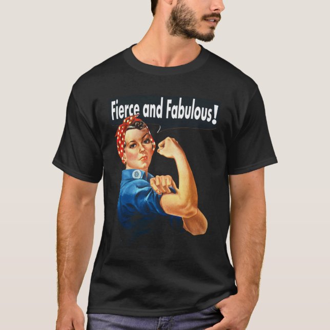 Camiseta Las mujeres son feroces y fabulosas (Anverso)
