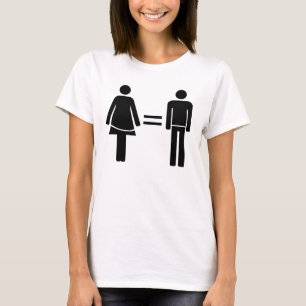 Camiseta Las mujeres son iguales a los hombres