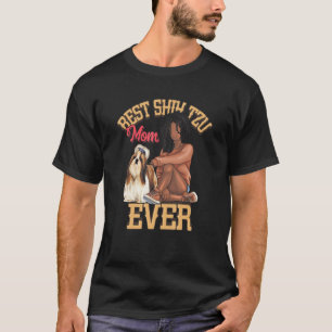 Camiseta Las mujeres son las mejores mariposas shih tzu que