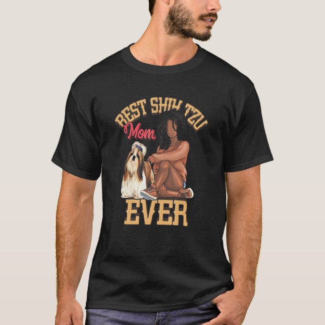 Camiseta Las mujeres son las mejores mariposas shih tzu que (Anverso)