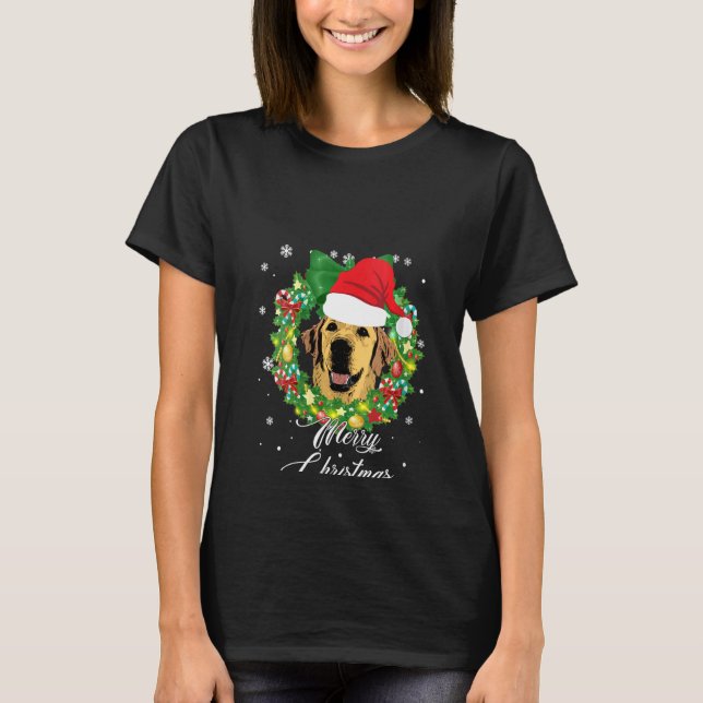 Camiseta Las mujeres son Navidades de Nieve de Perro con un (Anverso)