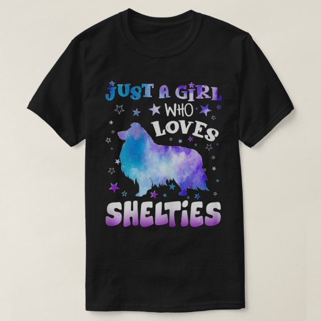 Camiseta Las mujeres son sólo una Chica que ama a los anima (Diseño del anverso)