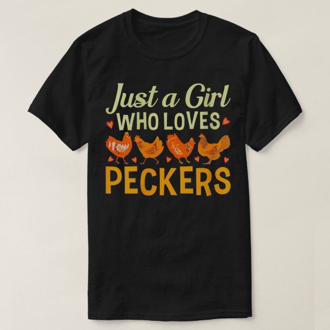 Camiseta Las mujeres son sólo una Chica que ama a los pasto (Diseño del anverso)