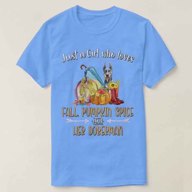 Camiseta Las mujeres son sólo una Chica que ama el calabaza (Diseño del anverso)
