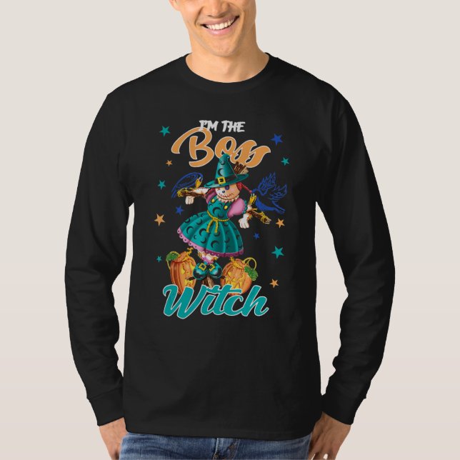 Camiseta Las Mujeres Soy El Jefe De La Bruja Halloween Disf (Anverso)