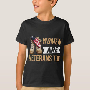 Camiseta Las mujeres también son veteranas