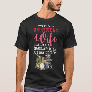 Camiseta Las mujeres tambores de instrumentos musicales de 