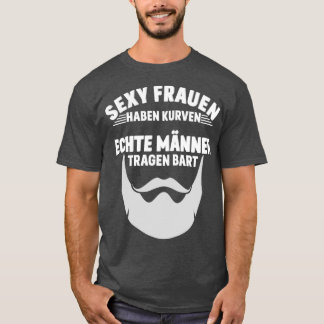 Camiseta Las mujeres tienen curvas, los hombres de verdad t