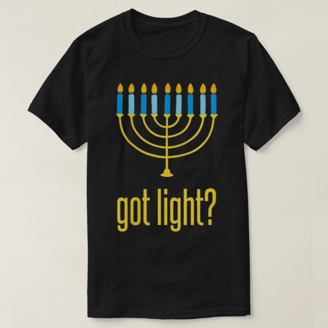 Camiseta Las mujeres tienen luz Hanukkah Maccabim Miracle J (Diseño del anverso)