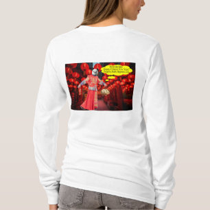 Camiseta las mujeres tienen tee. Feliz Año Nuevo Chino. pan