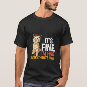 Camiseta Las Mujeres Todo Es Navidades De Goldendoodle L