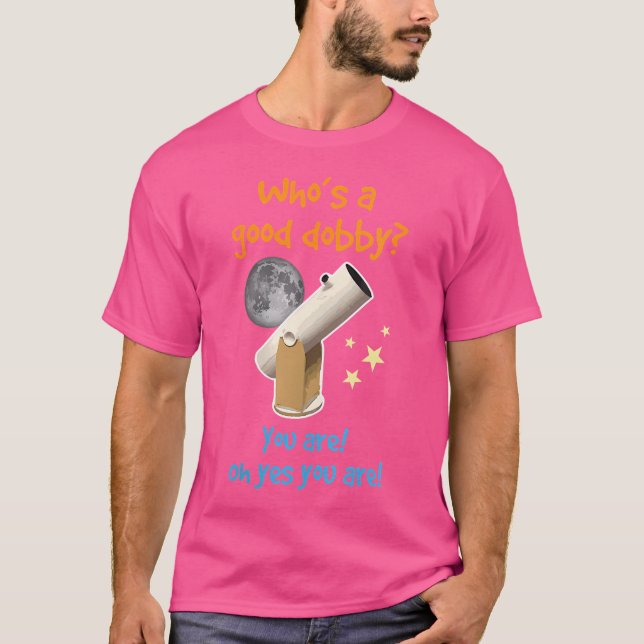Camiseta Las Mujeres Una Buena Astronomía Del Telescopio Do (Anverso)