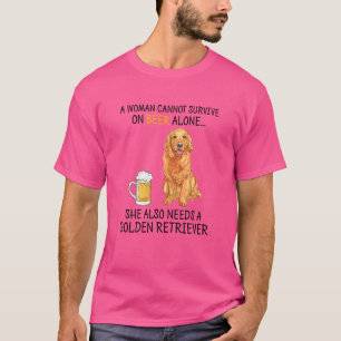 Camiseta Las Mujeres Una Mujer No Puede Sobrevivir Solo Con