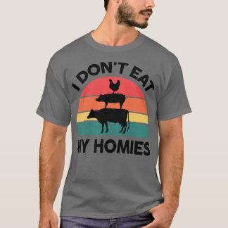 Camiseta Las mujeres vegan no me como a mis hogares el aman
