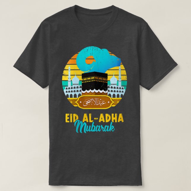 Camiseta Las mujeres vengan de Eid Al Adha Mubarak Kareem D (Diseño del anverso)