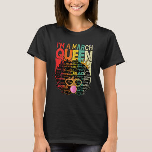 Camiseta Las mujeres ventilaron Melanin Afro marcharon Rein