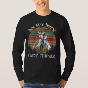 Camiseta Las Mujeres Vintage Caballeras Templarias Pueden I