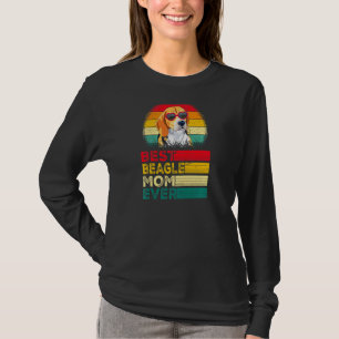 Camiseta Las mujeres vintage el mejor papá beagle del día d
