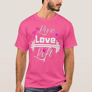 Camiseta Las Mujeres Viven Amor Levante De Trabajo Levantam