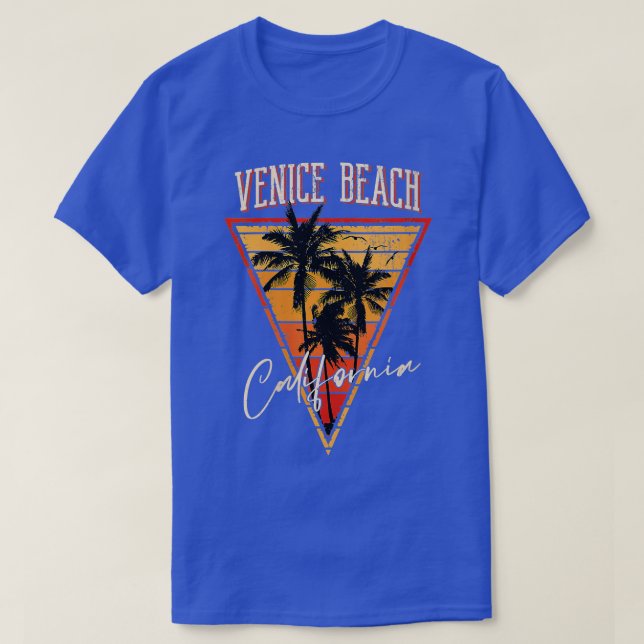 Camiseta Las mujeres viven mal en Venecia Beach California (Diseño del anverso)