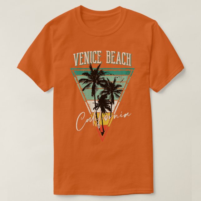 Camiseta Las mujeres viven mal en Venecia Beach California (Diseño del anverso)