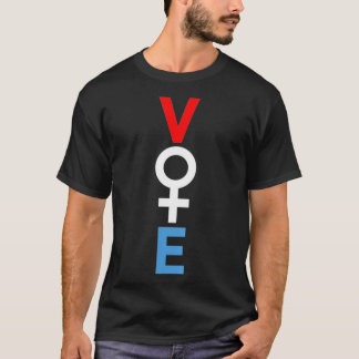 Camiseta Las mujeres votan por la feminista en las eleccion