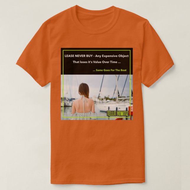 Camiseta Las mujeres y los barcos alquilan no compran píldo (Diseño del anverso)