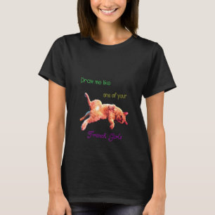 Camiseta Las Mujeres Zigi El Gato Perezoso A Los Lados Del 