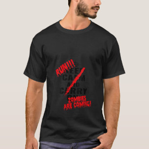 Camiseta Las mujeres zombies vienen a mantener la calma y s