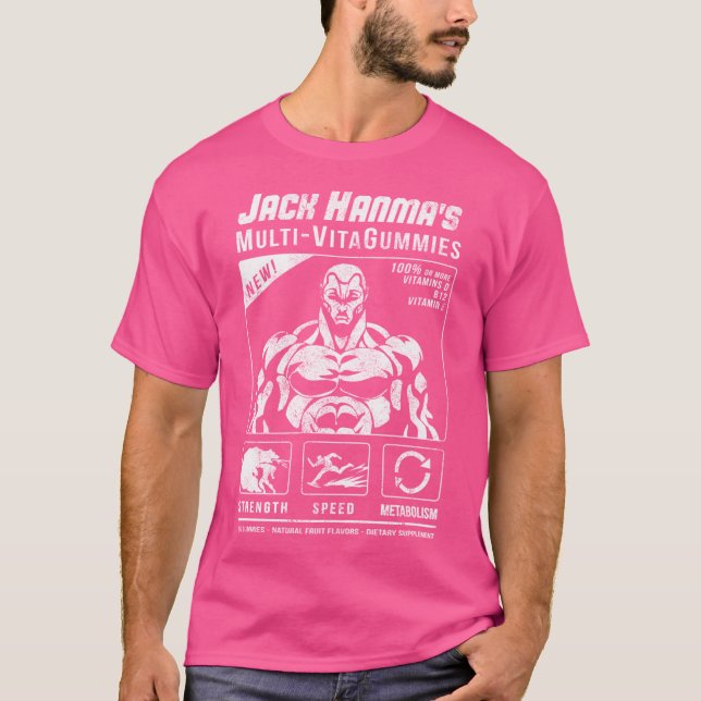 Camiseta Las Multivitaminas De Jack Hanma (Anverso)