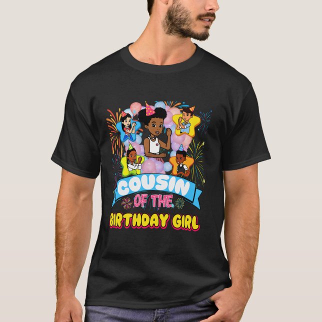 Camiseta Las muñecas de cumpleaños de Cousin Gracie's Corne (Anverso)