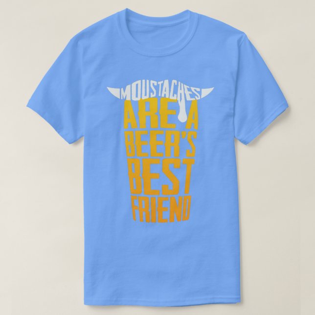 Camiseta Las Mustacas Son Las Cervezas Mejor Amiga (Diseño del anverso)