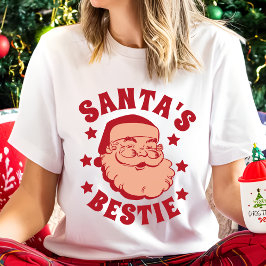 Camiseta Las Navidades modernas de Retro Santa