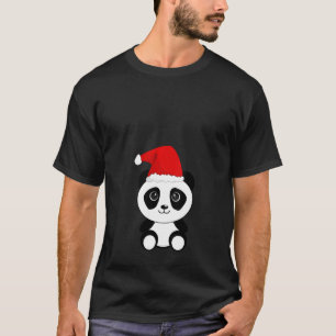 Camiseta Las Navidades Panda Para Los Amantes Del Oso Panda