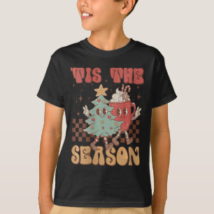 Camiseta Las Navidades Retro De La Temporada Navidades De T