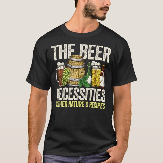 Camiseta Las Necesidades De La Cerveza Las Madres Naturas R (Anverso)