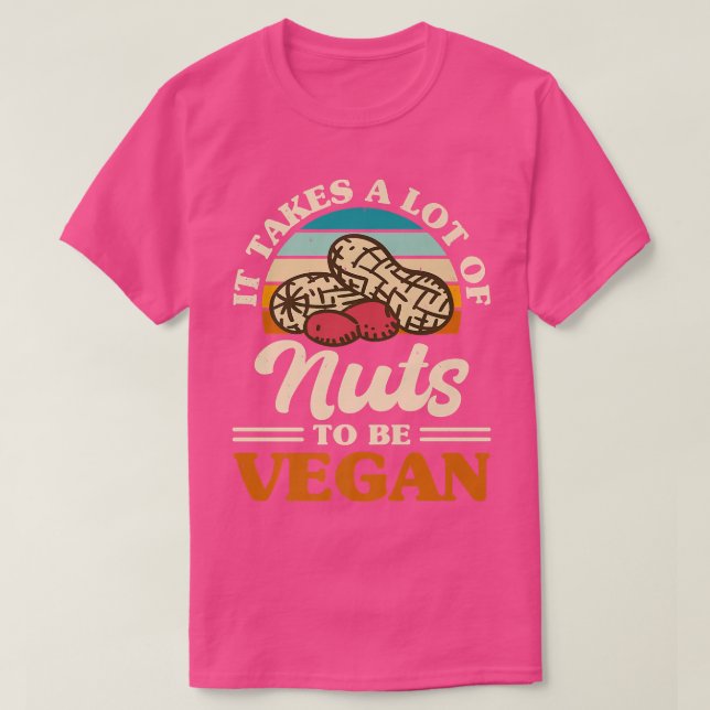 Camiseta Las Nueces Para Ser El Activismo Vegetario Vegetar (Diseño del anverso)