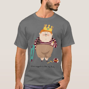 Camiseta Las Nuggets De Pollo Son Como Mi Familia