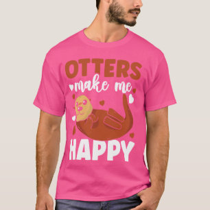 Camiseta Las nutrias nutrias me hacen feliz