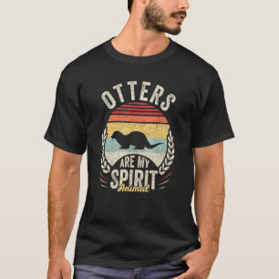 Camiseta Las nutrias retro vintage son mi orejón animal esp