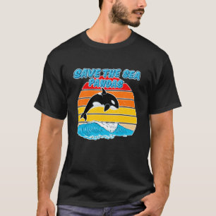 Camiseta Las orcas de ballena asesinas de rescate salvan el