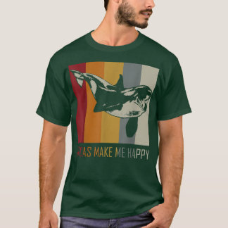 Camiseta Las Orcas Me Hacen Feliz Asesina Ballena