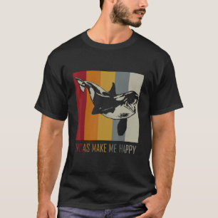 Camiseta Las Orcas Me Hacen Feliz Asesina Ballena