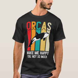 Camiseta Las orcas me hacen feliz asesino de ballenas de la