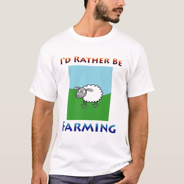 Camiseta Las ovejas i estarían cultivando bastante (Anverso)