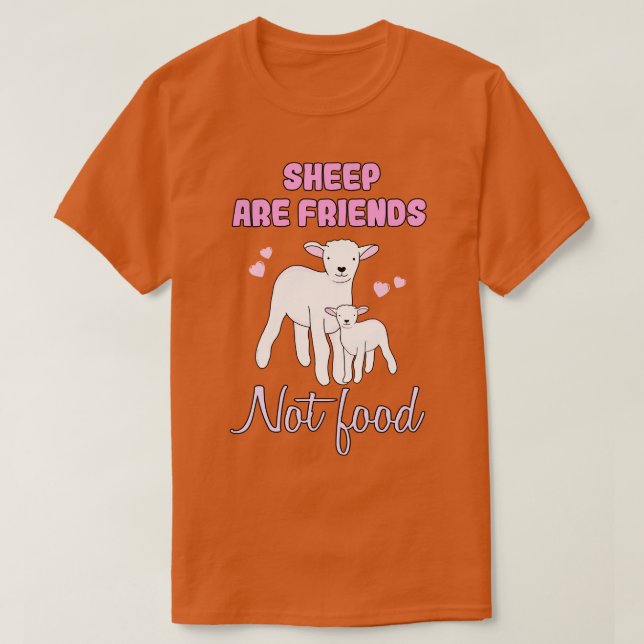 Camiseta Las ovejas son amigos (Diseño del anverso)