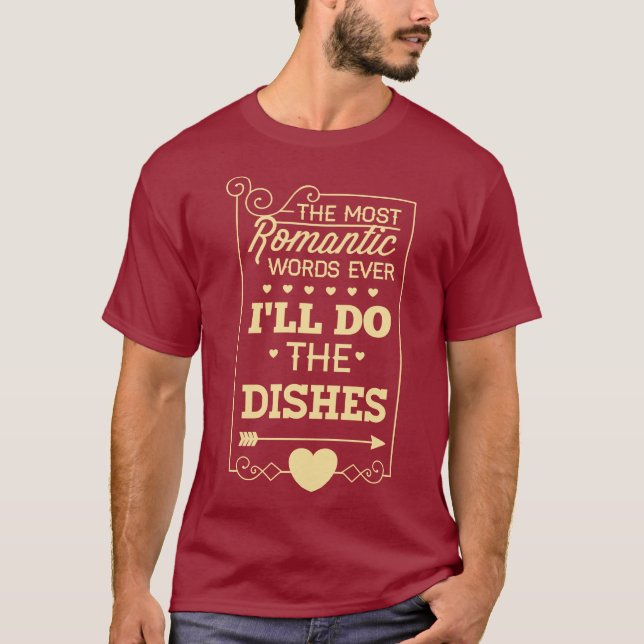 Camiseta "Las Palabras Más Románticas De La Historia" (Anverso)