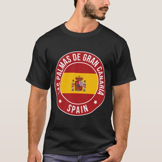 Camiseta Las Palmas de Gran Canaria, Spain City T-Shirt (Anverso)